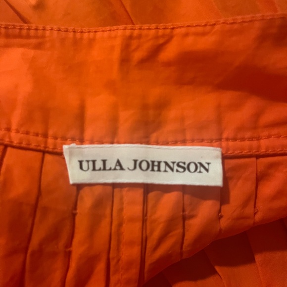 ULLA JOHNSON ALITA ORANGE SHORTS SIZE 8 - Picture 8 of 8